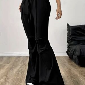 Women's Black Flared Pants